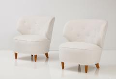 Carl Johan Boman A Pair of Carl Johan Boman Clubchairs Circa 1940s - 2934546