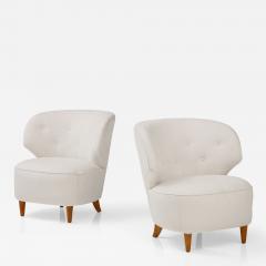 Carl Johan Boman A Pair of Carl Johan Boman Clubchairs Circa 1940s - 2939992