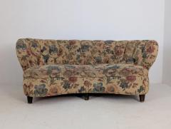 Carl Johan Boman Finnish Design Curved Sofa Attributed to C J Boman Circa 1940s - 4682716