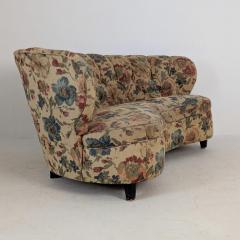 Carl Johan Boman Finnish Design Curved Sofa Attributed to C J Boman Circa 1940s - 4682717