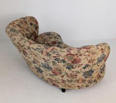 Carl Johan Boman Finnish Design Curved Sofa Attributed to C J Boman Circa 1940s - 4682719