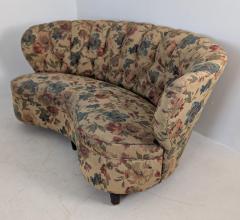 Carl Johan Boman Finnish Design Curved Sofa Attributed to C J Boman Circa 1940s - 4682721