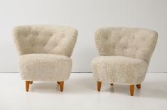 Carl Johan Boman Pair of Carl Johan Boman Club Chairs Finland circa 1940s - 3447576