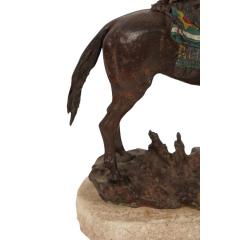 Carl Kauba Austrian Vienna Bronze Sculpture of Indian Warrior on Horseback - 4463090