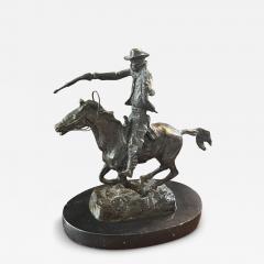 Carl Kauba FILL YOUR HANDS COWBOY AND HORSE BRONZE BY CARL KAUBA - 3884069