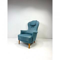 Carl Malmsten 1950s Carl Malmsten Lounge Chair and Ottoman - 4214986