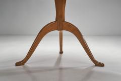 Carl Malmsten Berg Coffee Table with Floral Inlay by Carl Malmsten Sweden 1950s - 2585351