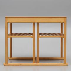 Carl Malmsten CARL MALMSTEN Nest of tables 3 parts birch Sl den  - 4609525