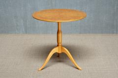 Carl Malmsten Carl Malmsten Berg Three Legged Side Table in Masur Birch Sweden 1950s - 4305016