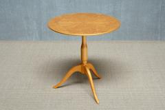 Carl Malmsten Carl Malmsten Berg Three Legged Side Table in Masur Birch Sweden 1950s - 4305017