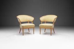 Carl Malmsten Carl Malmsten Jonas Love Armchairs for AB Carl Malmsten Sweden 1960s - 3112879