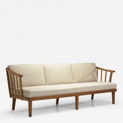 Carl Malmsten Carl Malmsten Oak Visings Sofa for O H Sj gren Sweden 1960s - 2649511