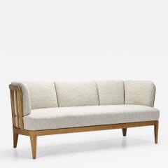 Carl Malmsten Carl Malmsten Ulla Three Seater Birch Sofa Sweden 1950s - 2425036