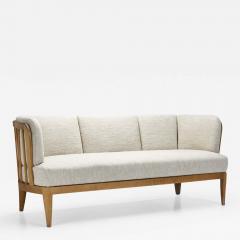 Carl Malmsten Carl Malmsten Ulla Three Seater Birch Sofa Sweden 1950s - 2425036