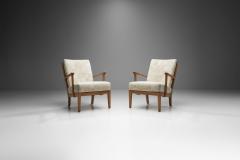 Carl Malmsten Carl Malmsten Visings Armchairs for O H Sj gren Sweden 1940s - 3268712