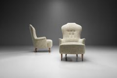 Carl Malmsten Farmor Armchairs by Carl Malmsten for O H Sj gren Sweden 1956 - 2057540