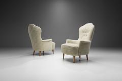 Carl Malmsten Farmor Armchairs by Carl Malmsten for O H Sj gren Sweden 1956 - 2057541