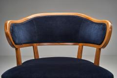 Carl Malmsten Jonas Love Armchair with Upholstery by Carl Malmsten Sweden Mid 20th Century - 4617130