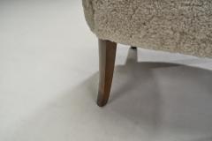 Carl Malmsten Mid Century Gamla Berlin Easy Chair by Carl Malmsten Sweden 1940s - 4229036