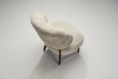 Carl Malmsten Mid Century Gamla Berlin Easy Chair by Carl Malmsten Sweden 1940s - 4229038