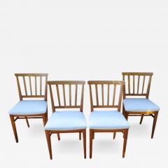 Carl Malmsten Midcentury Set of 4 Carl Malmsten Chairs Dining in Pine Sweden 1940s - 2266643