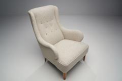 Carl Malmsten Oskar Armchair by Carl Malmsten for O H Sj gren Sweden 1930s - 4604477