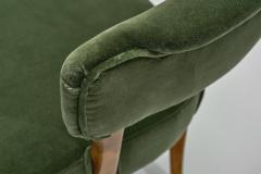 Carl Malmsten Pair of Lata Greven Armchairs by Carl Malmsten for O H Sj gren Sweden 1950s - 4515716