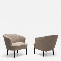 Carl Malmsten Pair of New Berlin Easy Chairs by Carl Malmsten Sweden 20th century - 3901116