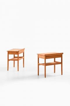 Carl Malmsten Pair of Side or Bedside Tables in Pine by Carl Malmsten 1940s - 4687897