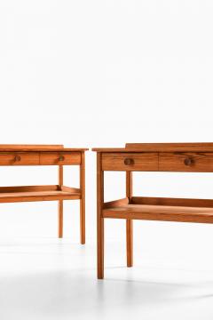 Carl Malmsten Pair of Side or Bedside Tables in Pine by Carl Malmsten 1940s - 4687898