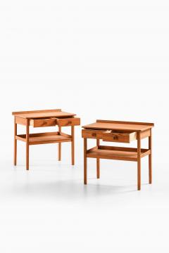 Carl Malmsten Pair of Side or Bedside Tables in Pine by Carl Malmsten 1940s - 4688883