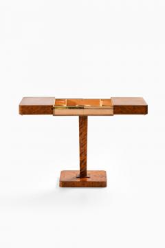 Carl Malmsten Rare Side Table in Birch and Brass by Carl Malmsten 1930s - 4557630