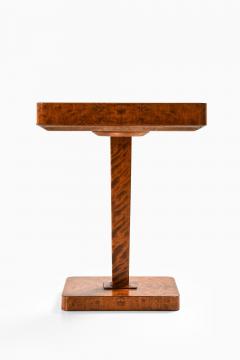 Carl Malmsten Rare Side Table in Birch and Brass by Carl Malmsten 1930s - 4557635