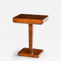 Carl Malmsten Rare Side Table in Birch and Brass by Carl Malmsten 1930s - 4558430