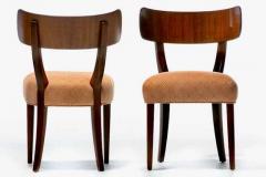 Carl Malmsten Set of Ten Klismos Dining Chairs by Carl Malmsten for Widdicomb circa 1940 - 3334607