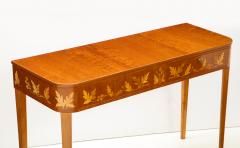 Carl Malmsten Swedish Carl Malmsten Mahogany and Fruitwood Console Circa 1950s - 867865