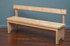 Carl Malmsten Swedish Designer Pine Bench 1970s - 4587304