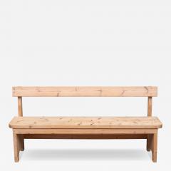 Carl Malmsten Swedish Designer Pine Bench 1970s - 4588497
