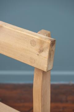 Carl Malmsten Swedish Designer Pine Bench 1970s - 4587314