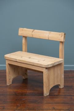 Carl Malmsten Swedish Designer Pine Bench 1970s - 4587315