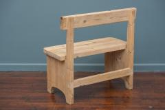 Carl Malmsten Swedish Designer Pine Bench 1970s - 4587317
