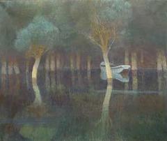 Carl Moll Moll Painting Dammerung  - 4640837