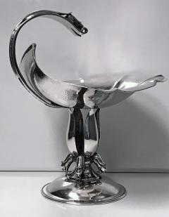 Carl Poul Petersen Carl Paul Petersen Sterling Silver Large Compote Montreal C 1940 - 1107361