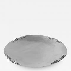 Carl Poul Petersen Carl Poul Petersen Sterling Silver large Dish Montreal C 1940 - 2532654