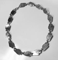 Carl Poul Petersen Carl Poul Petersen hand made Sterling Silver Necklace Montreal C 1940 - 1152436