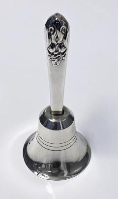 Carl Poul Petersen Sterling Hand Table Bell by Petersen Montreal C 1930  - 1651143