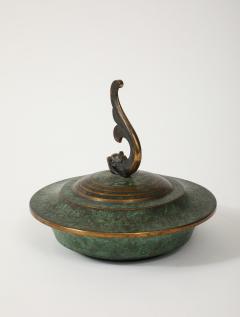 Carl Sorensen Carl Sorensen Bronze Bowl With Lid 1960s Modern - 3622416