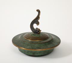 Carl Sorensen Carl Sorensen Bronze Bowl With Lid 1960s Modern - 3622419