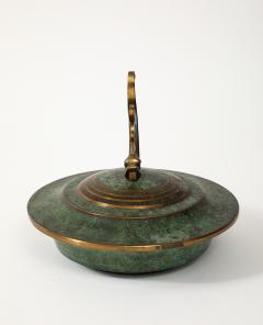 Carl Sorensen Carl Sorensen Bronze Bowl With Lid 1960s Modern - 3622422