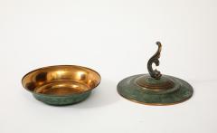 Carl Sorensen Carl Sorensen Bronze Bowl With Lid 1960s Modern - 3622423